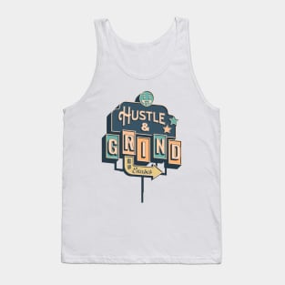 Hustle Diner Sign Tank Top